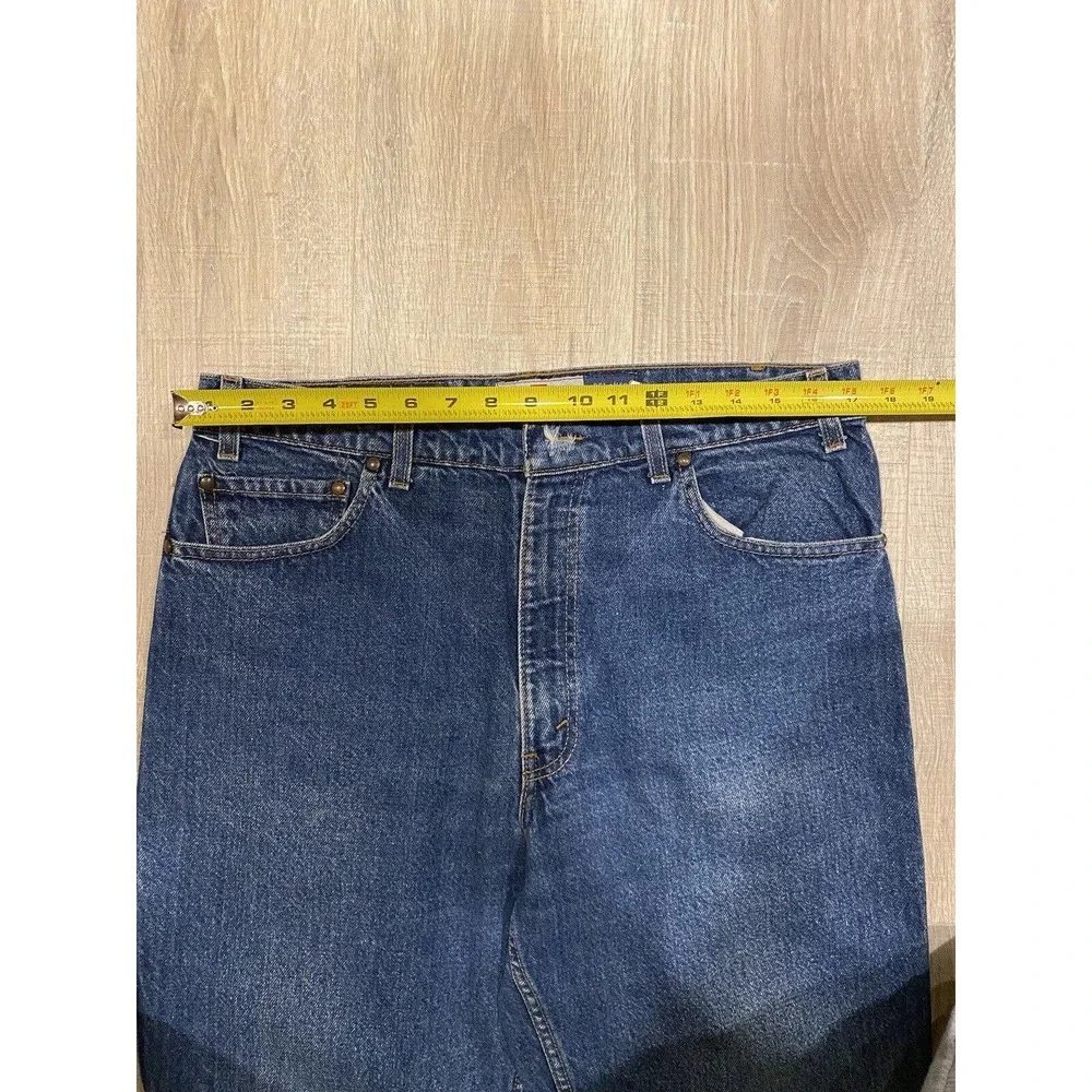 Levi's 540 Signature Relaxed Fit Jeans Mens True 34x29 Vintage Denim Gold Tab